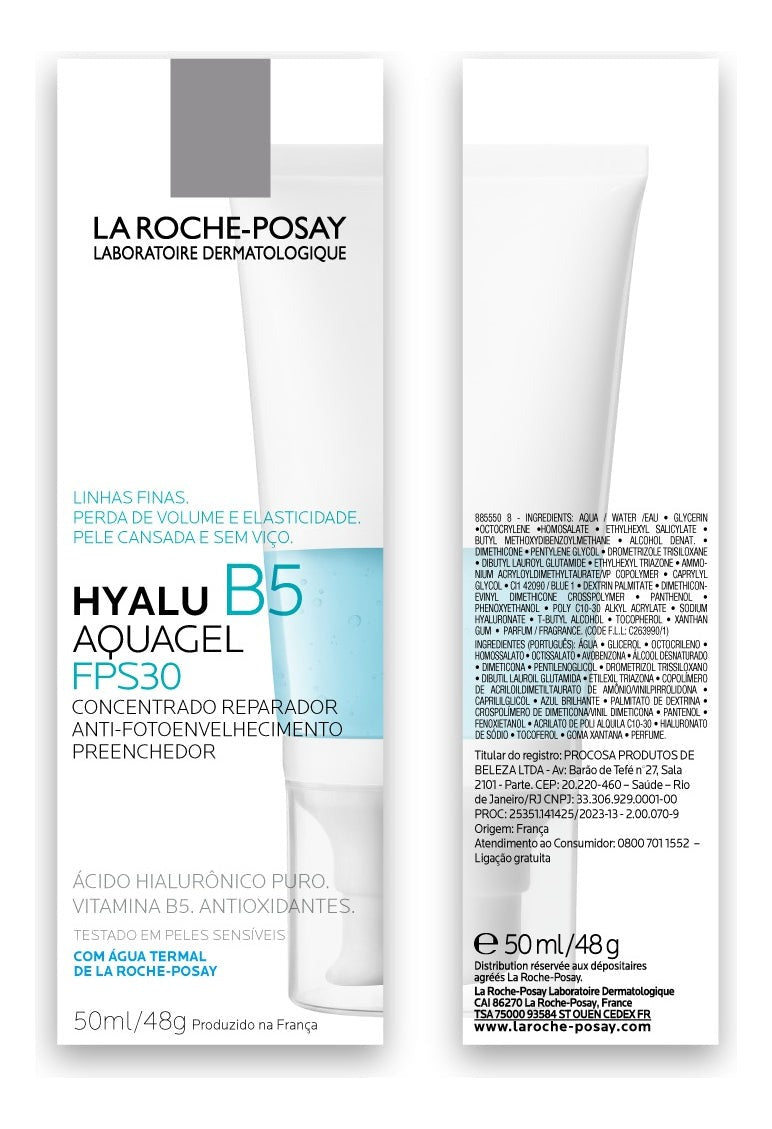 HYALU B5 AQUAGEL COM ACIDO HIALURÔNICO + VITAMINA E FPS30 50ml
