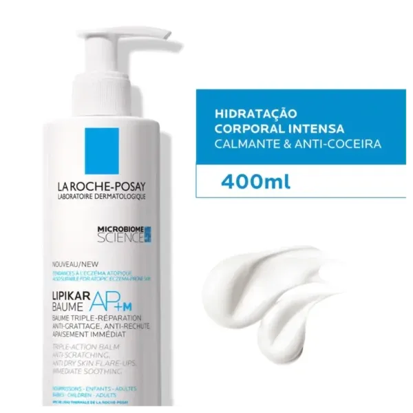 Kit com 2 Lipikar Baume AP + M – Hidratante Corporal 400ml