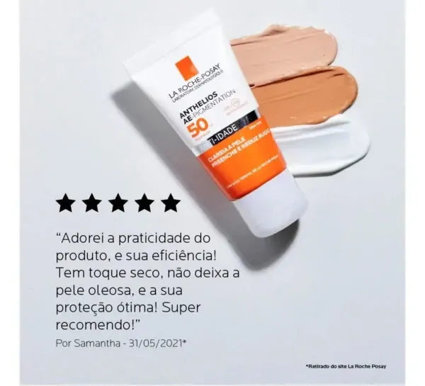 ANTHELIOS PROTETOR SOLAR COR MORENA FPS50 40g