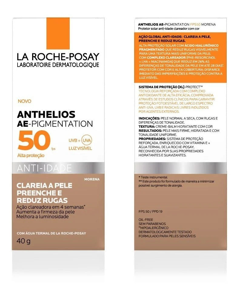 ANTHELIOS PROTETOR SOLAR COR MORENA FPS50 40g